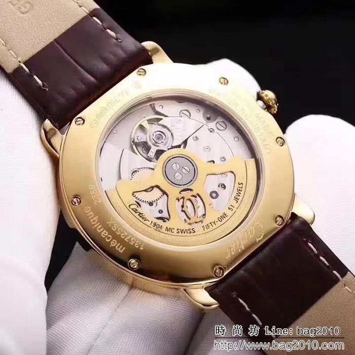 CARTIER卡地亞 RONDE LOUS CARTIER路易圓系列 高端男士腕表 WSS1275